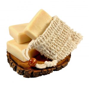 soap three pack with sisal bag